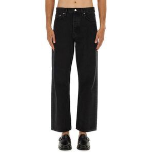 SUNFLOWER Straight Leg Denim Jeans Men BLACK Pants